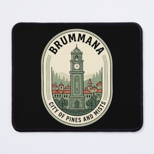 Item preview, Brummana Lebanon Vintage Travel Emblem City of Pines designed and sold by k3rstman1.