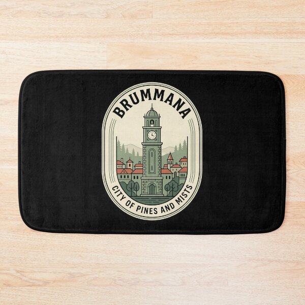 Item preview, Brummana Lebanon Vintage Travel Emblem City of Pines designed and sold by k3rstman1.