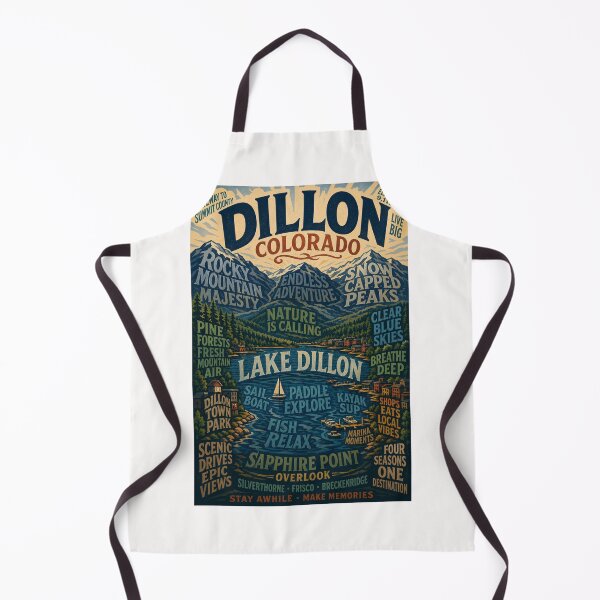 Item preview, Dillon Colorado Lake Dillon Rocky Mountains Sapphire Point and Summit County designed and sold by Places On Earth.