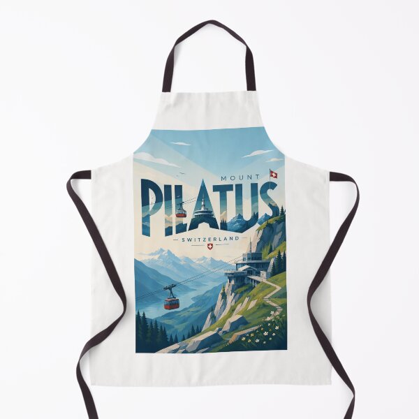 Item preview, Mount Pilatus Switzerland with Lucerne Cable Cars and Lake Lucerne Alpine Peaks designed and sold by Places On Earth.