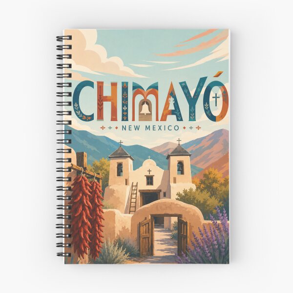 Item preview, Chimayó New Mexico El Santuario de Chimayó Historic Adobe Church and Sangre de Cristo Mountains designed and sold by Places On Earth.