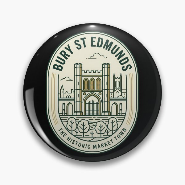 Item preview, Bury St Edmunds Vintage Travel Emblem Abbey Gate designed and sold by k3rstman1.