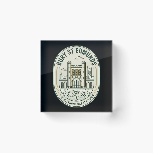 Item preview, Bury St Edmunds Vintage Travel Emblem Abbey Gate designed and sold by k3rstman1.