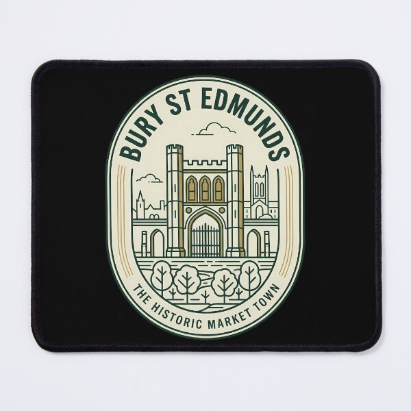 Item preview, Bury St Edmunds Vintage Travel Emblem Abbey Gate designed and sold by k3rstman1.