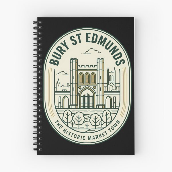 Item preview, Bury St Edmunds Vintage Travel Emblem Abbey Gate designed and sold by k3rstman1.