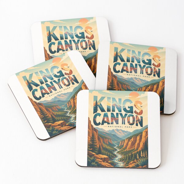 Item preview, Kings Canyon National Park California Sierra Nevada with Kings River and Cedar Grove designed and sold by Places On Earth.