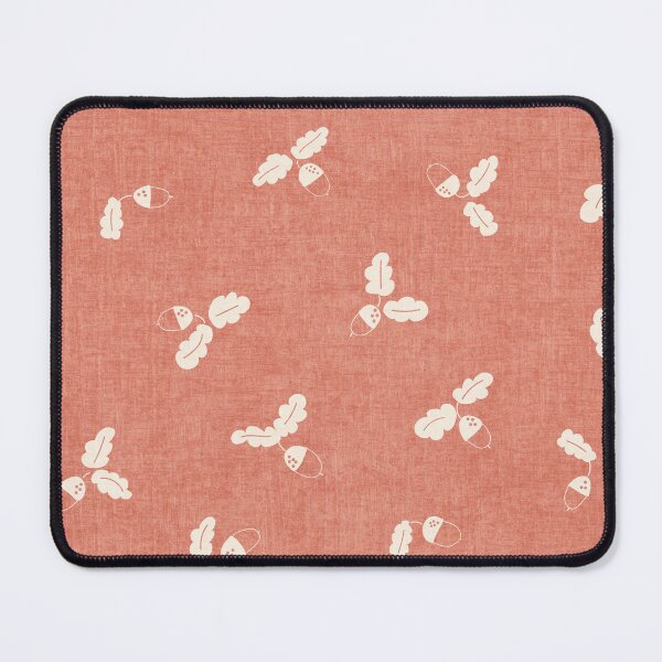 Item preview, minimal tossed acorn oak leaves scandinavian japandi autumn blush pink designed and sold by RenattaZare.