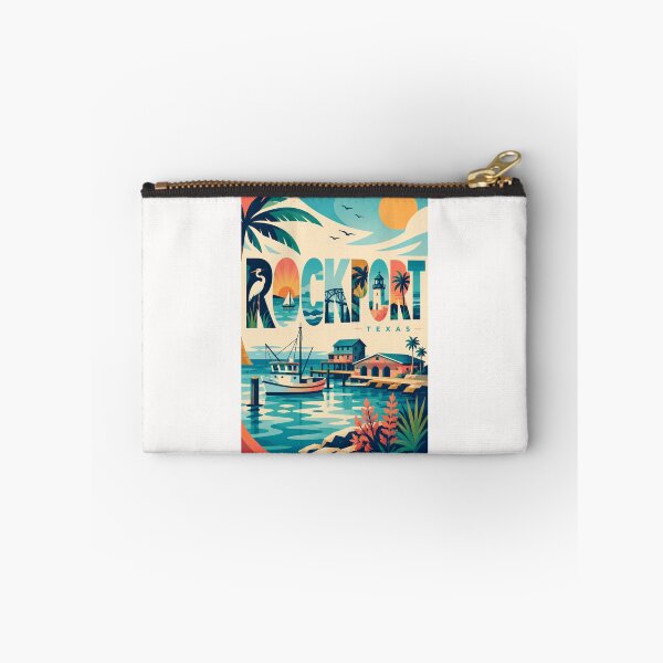 Item preview, Rockport Texas Coastal Harbor with Fulton Mansion Aransas Bay and Lighthouse designed and sold by Places On Earth.