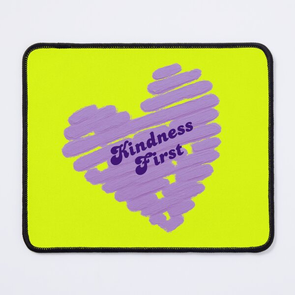 Item preview, Kindness First Lavender Heart | Positive Quote | Cute Retro Inspirational Design designed and sold by VariusDesigns.