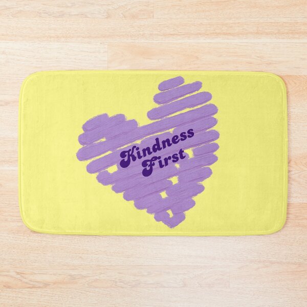 Item preview, Kindness First Lavender Heart | Positive Quote | Cute Retro Inspirational Design designed and sold by VariusDesigns.