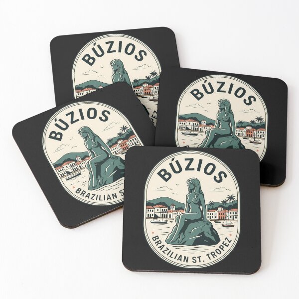 Item preview, Buzios Brazil Vintage Travel Emblem Coastal Retro designed and sold by k3rstman1.