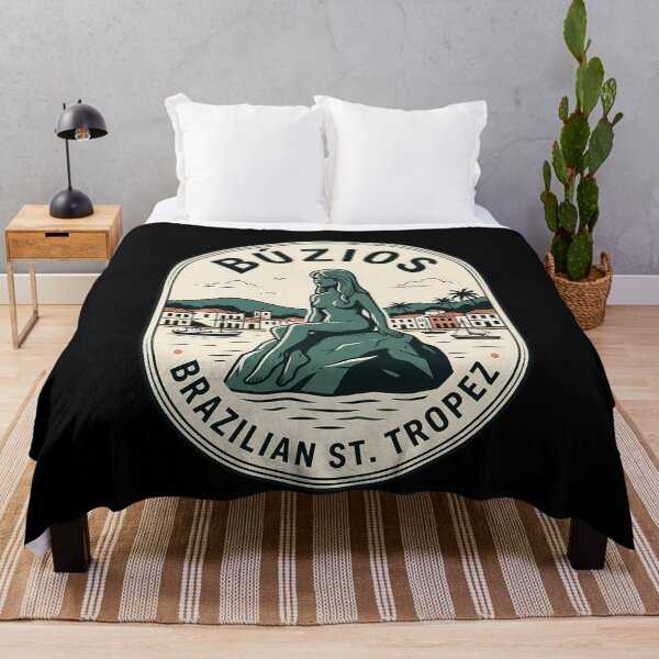Item preview, Buzios Brazil Vintage Travel Emblem Coastal Retro designed and sold by k3rstman1.