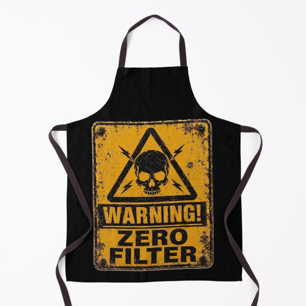 Item preview, SIGNS - Warning Zero Filter designed and sold by MetusArt.