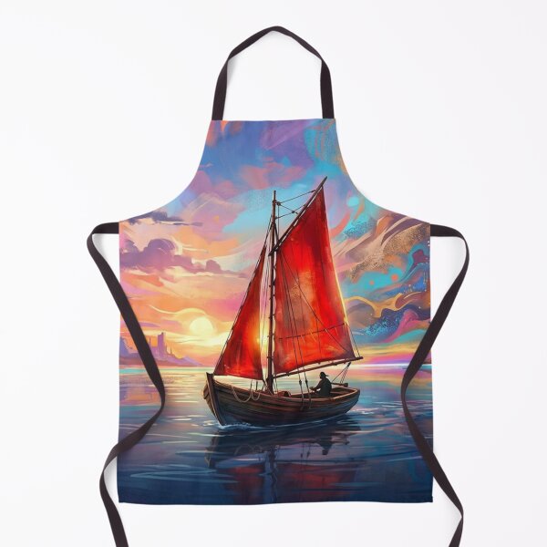Item preview, Sailing boat in a dream landscape designed and sold by Sigtrix.