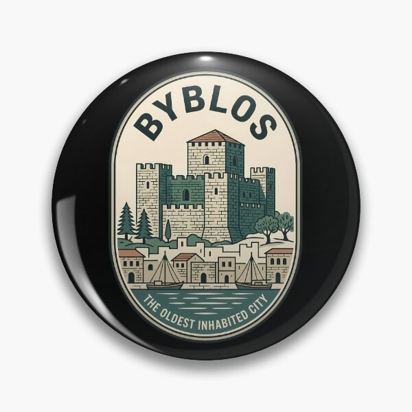 Item preview, Byblos Lebanon Ancient City Vintage Travel Emblem designed and sold by k3rstman1.