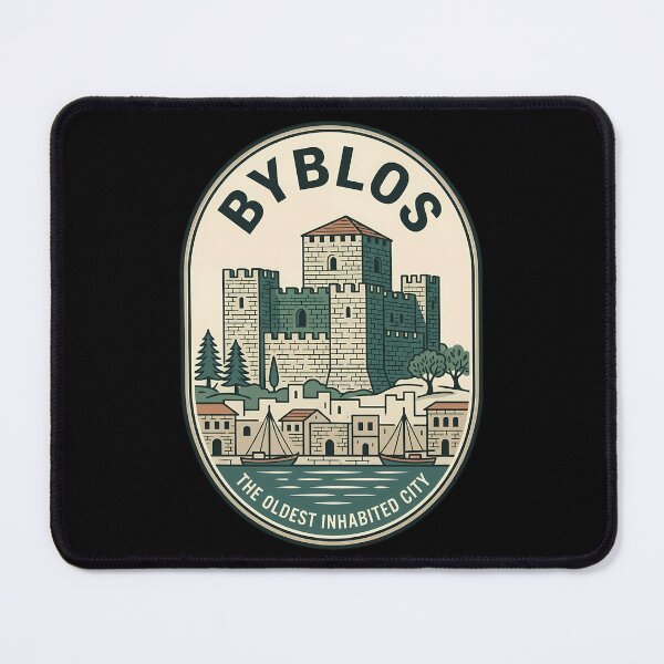 Item preview, Byblos Lebanon Ancient City Vintage Travel Emblem designed and sold by k3rstman1.