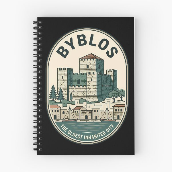Item preview, Byblos Lebanon Ancient City Vintage Travel Emblem designed and sold by k3rstman1.