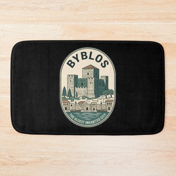 Item preview, Byblos Lebanon Ancient City Vintage Travel Emblem designed and sold by k3rstman1.