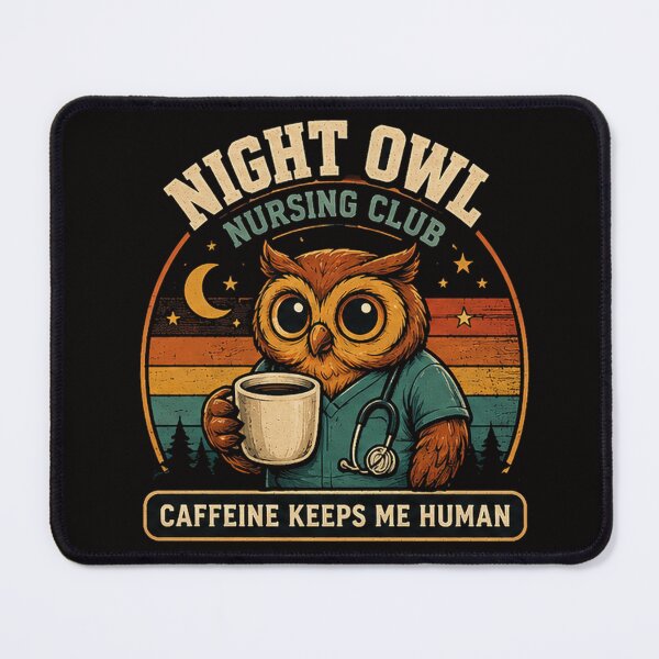Item preview, NIGHT OWL NURSING CLUB designed and sold by Concrete Coffee Studio.