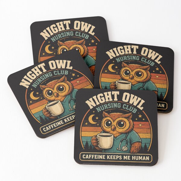 Item preview, NIGHT OWL NURSING CLUB designed and sold by Concrete Coffee Studio.