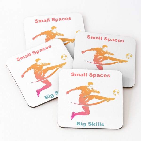 Item preview, Futsal T-Shirt - Small Spaces Big Skills Soccer designed and sold by Ink-Action Italia.
