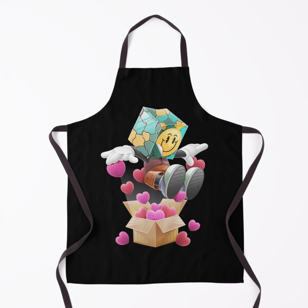 Item preview, Cartoon Bag Head Character Jumping Hearts Box designed and sold by Lexkon Liu's art.