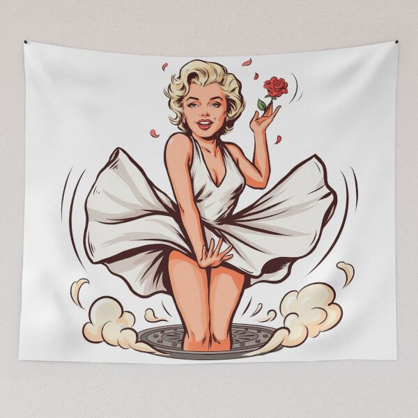 Item preview, Marilyn Monroe Pop Art Portrait designed and sold by Nurzhik.