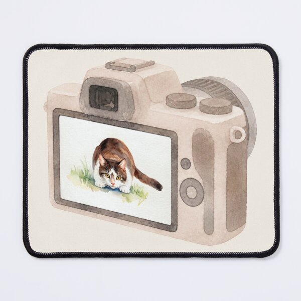 Item preview, Caught In The Act Cat designed and sold by MoxisWatercolor.