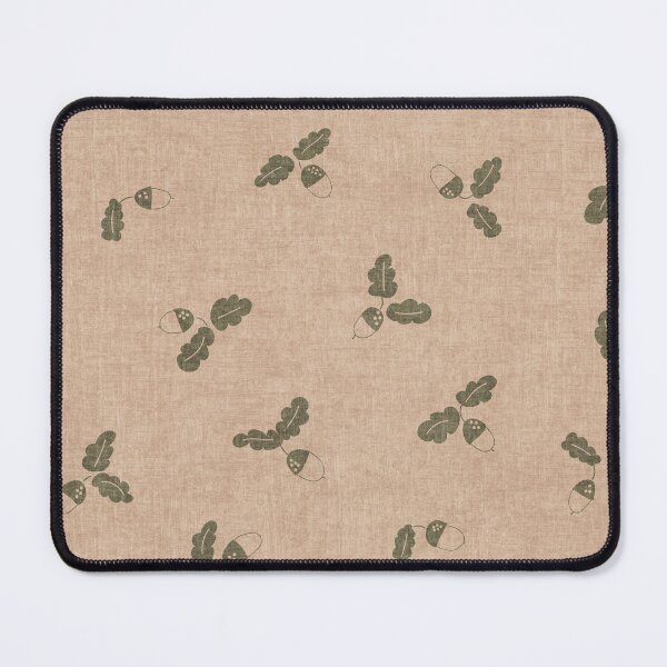 Item preview, minimal tossed acorn oak leaves scandinavian japandi autumn Light Clay & Sage designed and sold by RenattaZare.