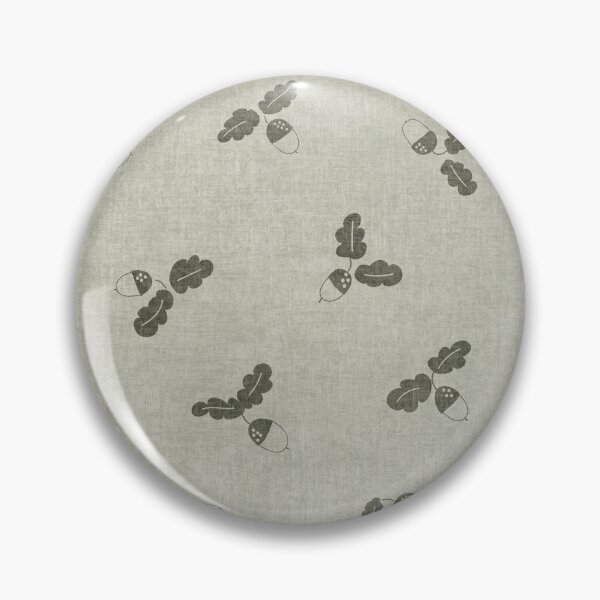 Item preview, minimal tossed acorn oak leaves scandinavian japandi autumn linen sage green designed and sold by RenattaZare.