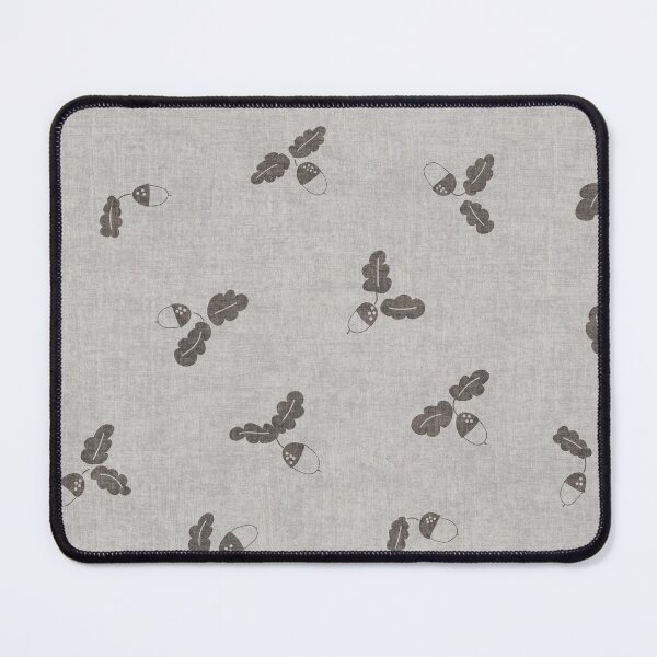 Item preview, minimal tossed acorn oak leaves scandinavian japandi autumn misty shore grey designed and sold by RenattaZare.