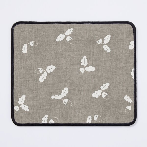 Item preview, minimal tossed acorn oak leaves scandinavian japandi autumn Moody Concrete Charcoal designed and sold by RenattaZare.