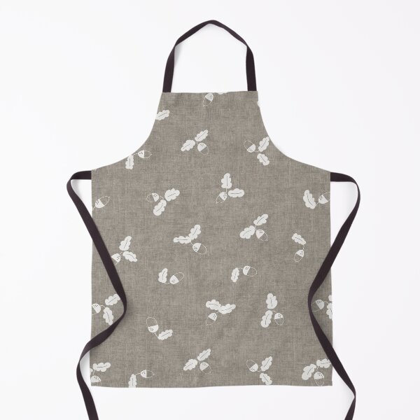 Item preview, minimal tossed acorn oak leaves scandinavian japandi autumn Moody Concrete Charcoal designed and sold by RenattaZare.
