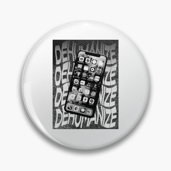 Item preview, Low-Contrast Dark Halftone Smartphone Screen designed and sold by MarwanHr18.