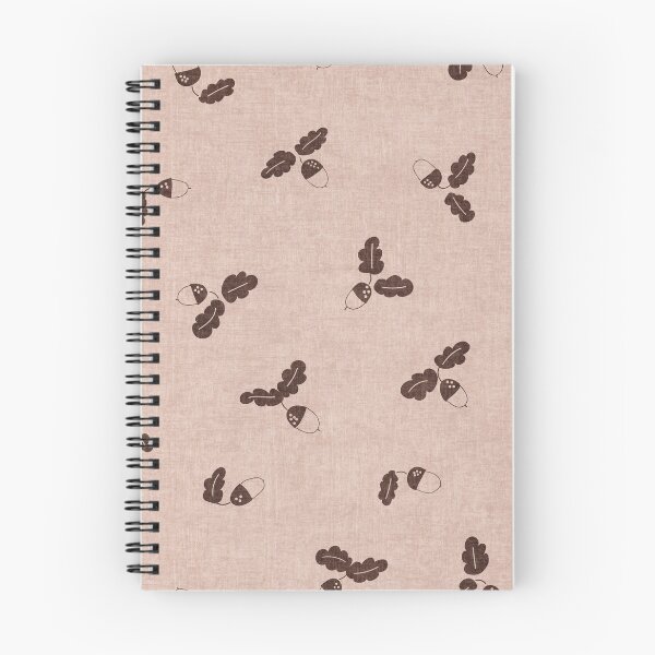 Item preview, minimal tossed acorn oak leaves scandinavian japandi autumn muted blush clay  designed and sold by RenattaZare.