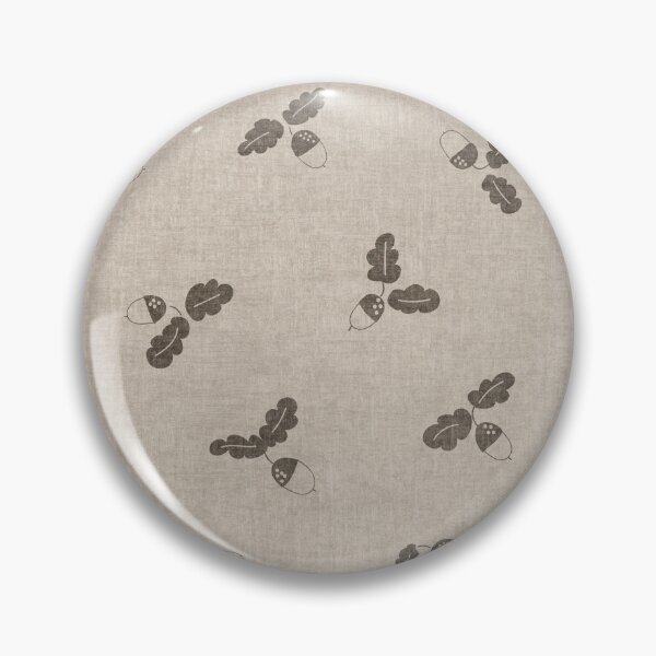 Item preview, minimal tossed acorn oak leaves scandinavian japandi autumn neutral greige designed and sold by RenattaZare.