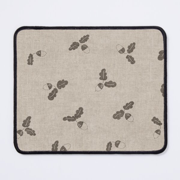 Item preview, minimal tossed acorn oak leaves scandinavian japandi autumn neutral greige designed and sold by RenattaZare.