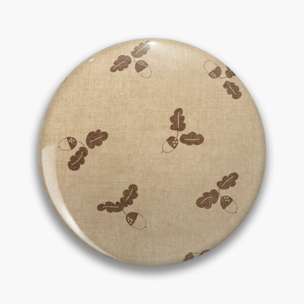 Item preview, minimal tossed acorn oak leaves scandinavian japandi autumn ochre soil designed and sold by RenattaZare.