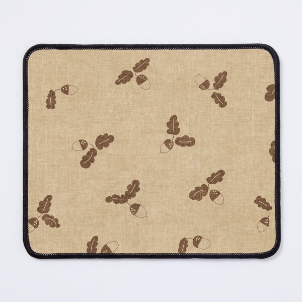 Item preview, minimal tossed acorn oak leaves scandinavian japandi autumn ochre soil designed and sold by RenattaZare.