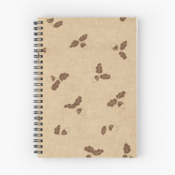 Item preview, minimal tossed acorn oak leaves scandinavian japandi autumn ochre soil designed and sold by RenattaZare.