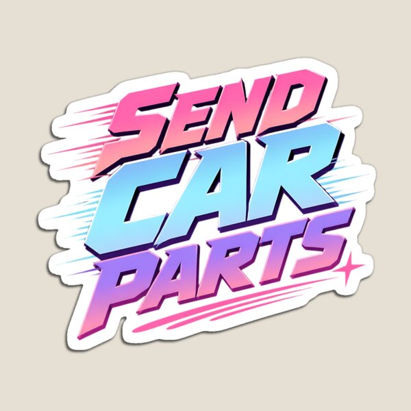 Item preview, 90s Anime Typography Send Car Parts Funny Tuner designed and sold by MUGEN WORKS.