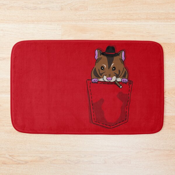 Item preview, Pocket Mafia Hamster | Cute Gangster Hamster in Pocket Cartoon designed and sold by Fun Funky Designs.