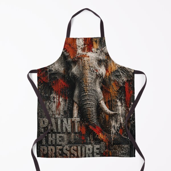 Item preview, Engineer Paint The Pressure Elephant Industrial Canvas Print designed and sold by SavannaStrikes.