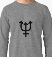 Symbol for Neptune, #SymbolForNeptune, #Symbol, #Neptune, #NeptuneSymbol Lightweight Sweatshirt