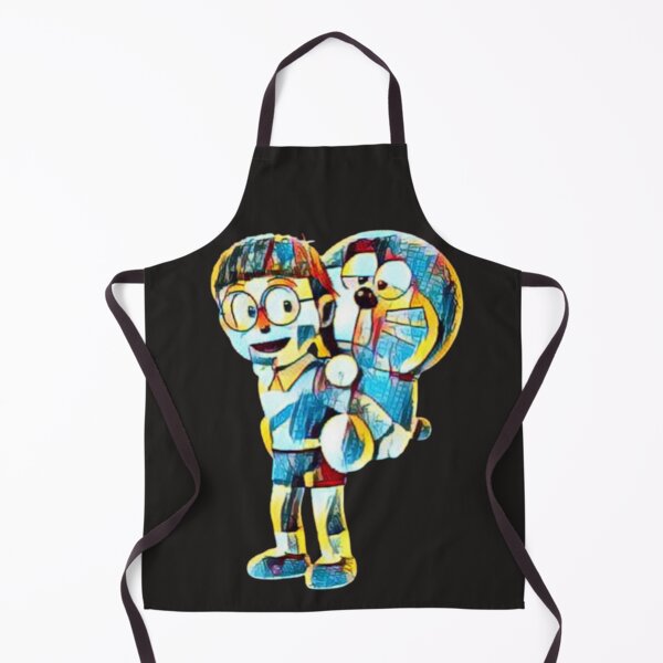 Item preview, Anime Boy and Robotic Cat Retro Pop Art Cartoon Illustration designed and sold by Dream Weave Studio.