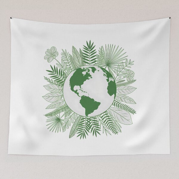 Item preview, Earth Day Live Green Peace, Love, Reuse, Recycle designed and sold by sailorjessiArt.