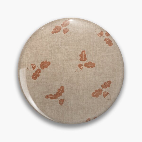 Item preview, minimal tossed acorn oak leaves scandinavian japandi autumn Terracotta Cooper Taupe designed and sold by RenattaZare.