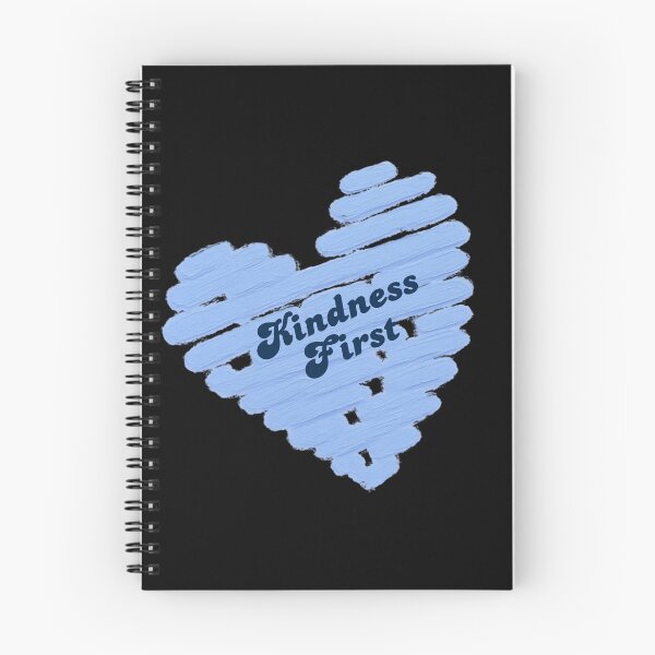 Item preview, Kindness First Blue Heart | Positive Quote | Cute Retro Inspirational Design designed and sold by VariusDesigns.