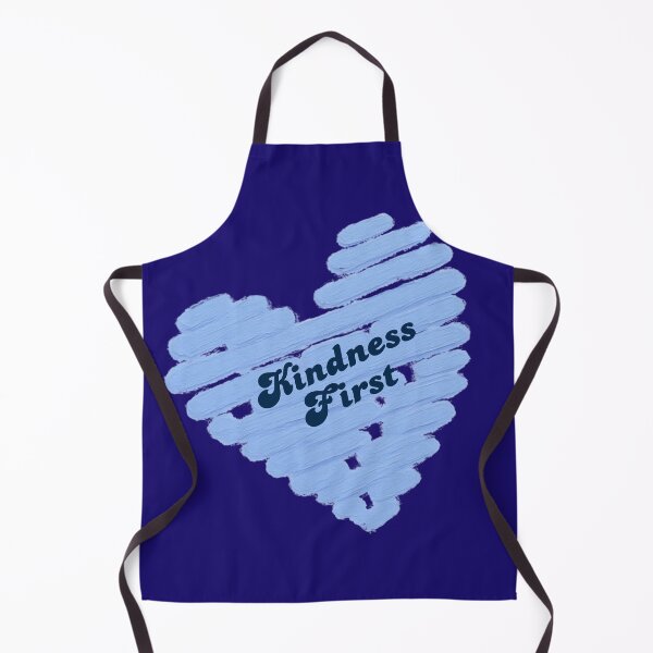 Item preview, Kindness First Blue Heart | Positive Quote | Cute Retro Inspirational Design designed and sold by VariusDesigns.
