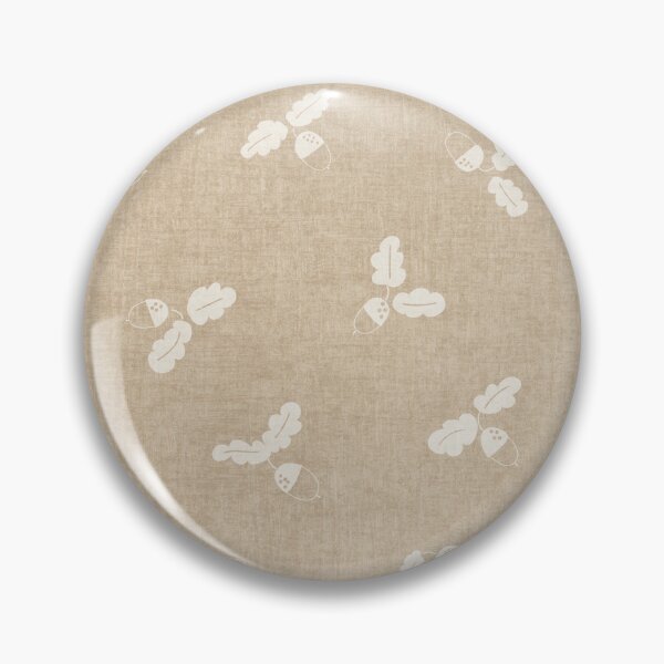 Item preview, minimal tossed acorn oak leaves scandinavian japandi autumn sand stone brown designed and sold by RenattaZare.